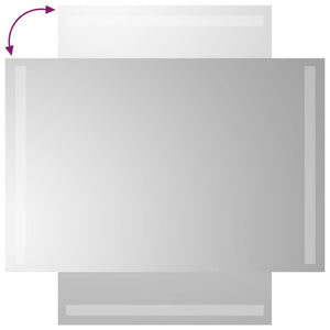Καθρέφτης Μπάνιου με LED 40x60 εκ. - Pakobazaar
