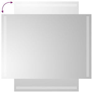 Καθρέφτης Μπάνιου με LED 50 x 70 εκ.