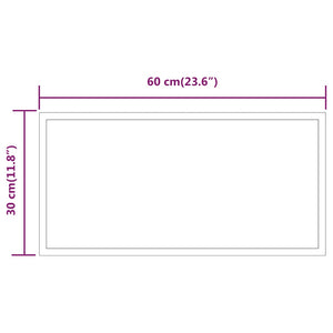 Καθρέφτης Μπάνιου με LED 30x60 εκ.
