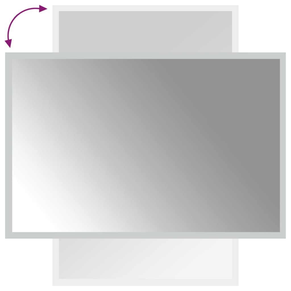Καθρέφτης Μπάνιου με LED 40x60 εκ.