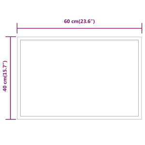Καθρέφτης Μπάνιου με LED 40x60 εκ.