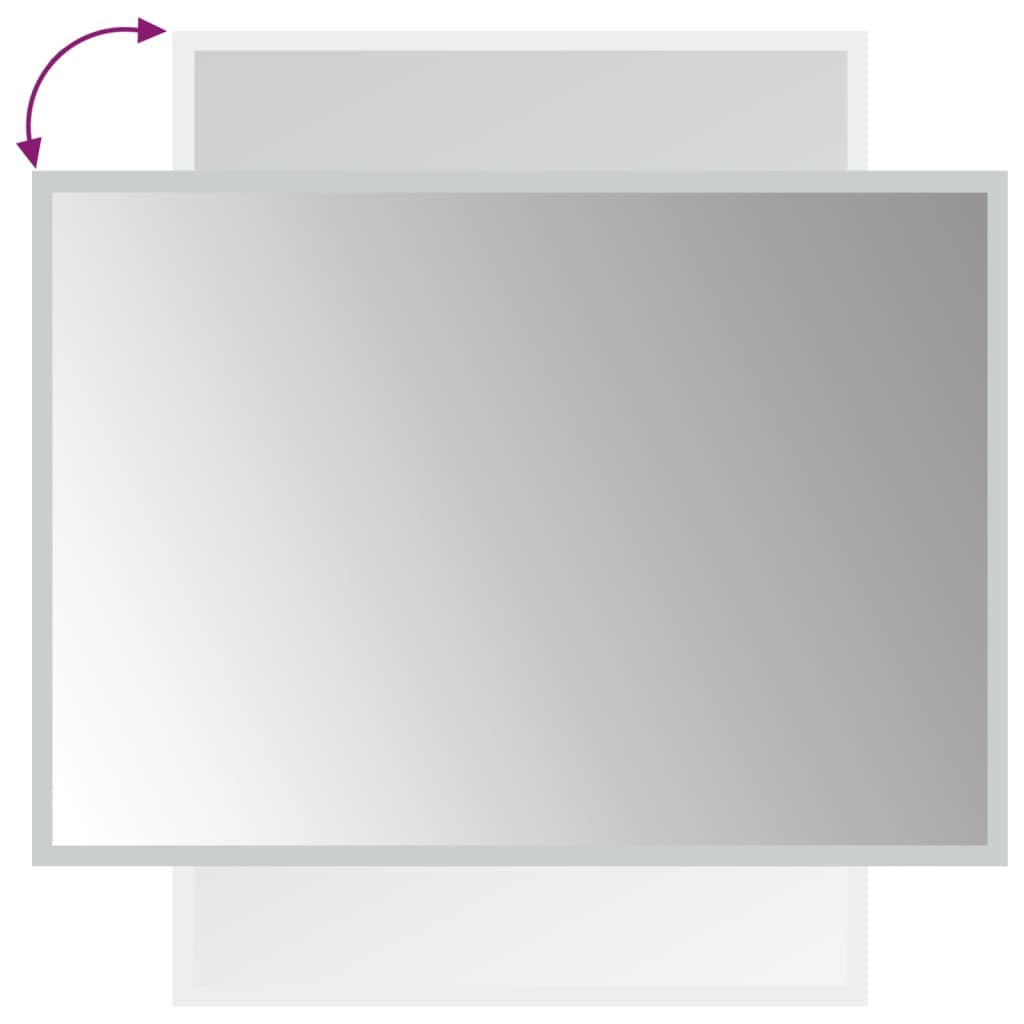 Καθρέφτης Μπάνιου με LED 50 x 70 εκ.