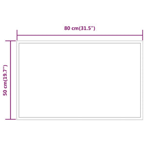 Καθρέφτης Μπάνιου με LED 50x80 εκ.
