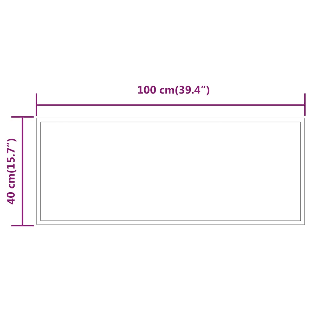 Καθρέφτης Μπάνιου με LED 40x100 εκ.