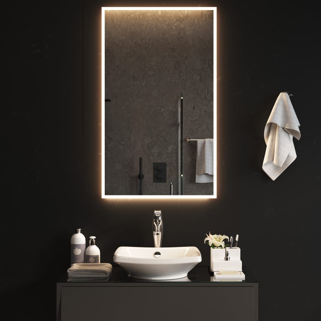 Καθρέφτης Μπάνιου με LED 60x100 εκ. - Pakobazaar