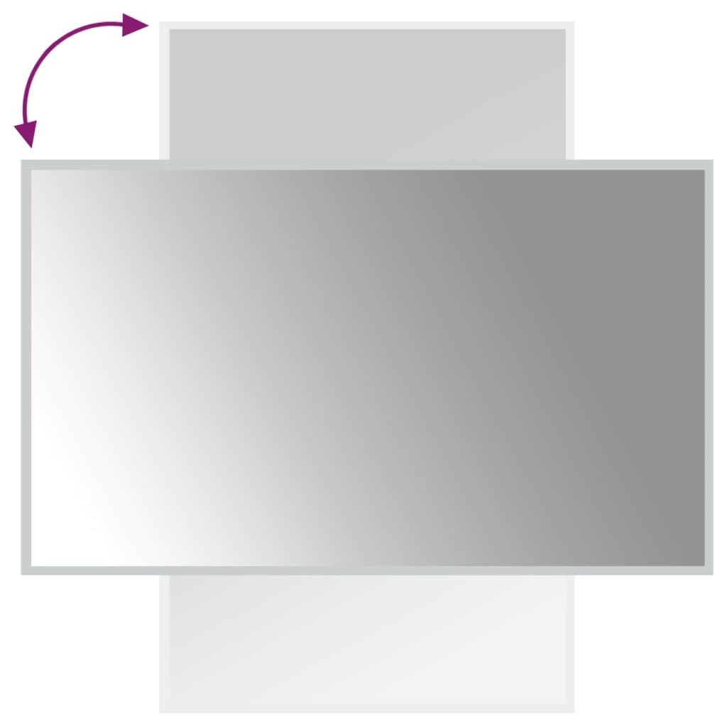 Καθρέφτης Μπάνιου με LED 60x100 εκ. - Pakobazaar