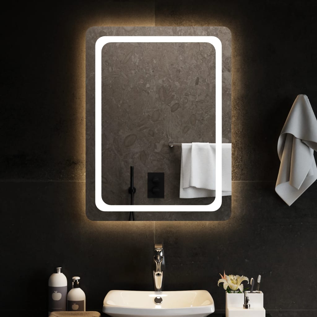 Καθρέφτης Μπάνιου με LED 60x80 εκ.