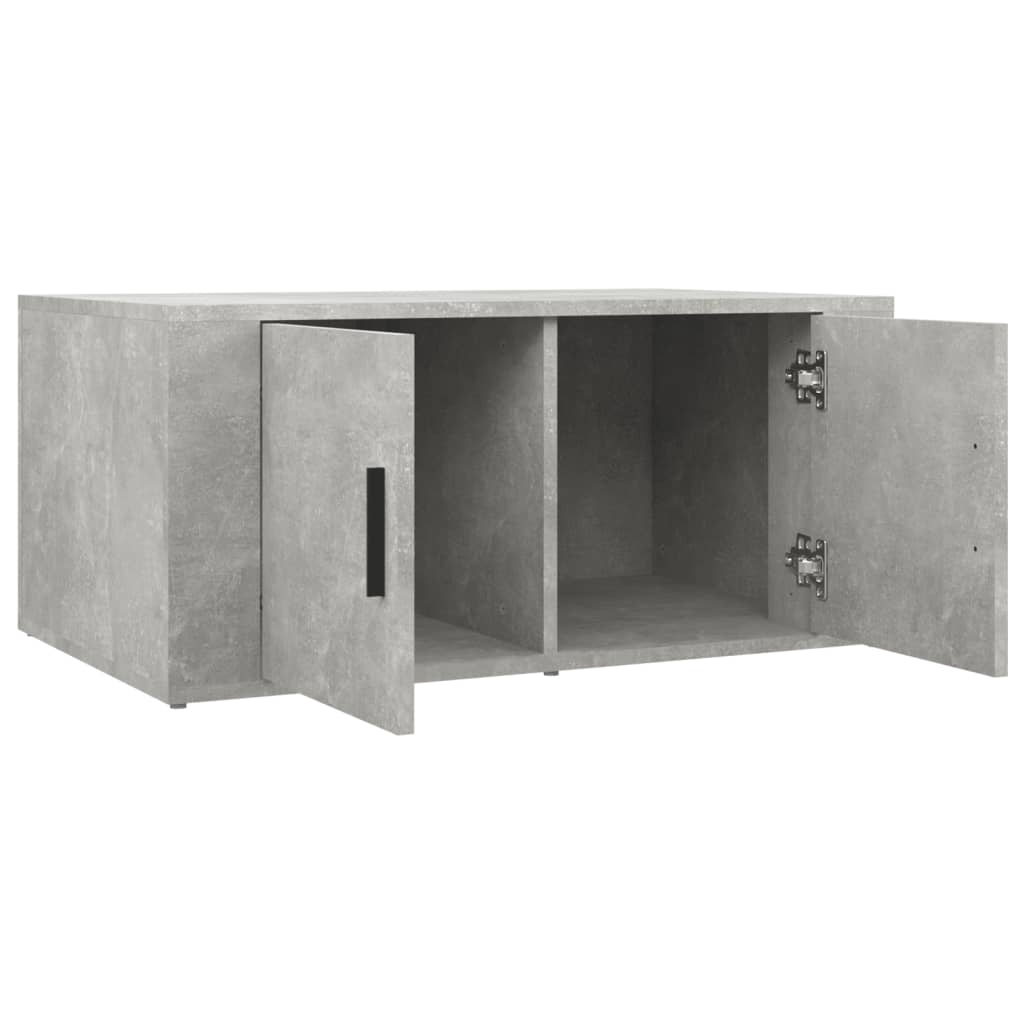 Τραπεζάκι Σαλονιού Γκρι Σκυρ. 80x50x36 εκ. Επεξεργ. Ξύλο - Pakobazaar