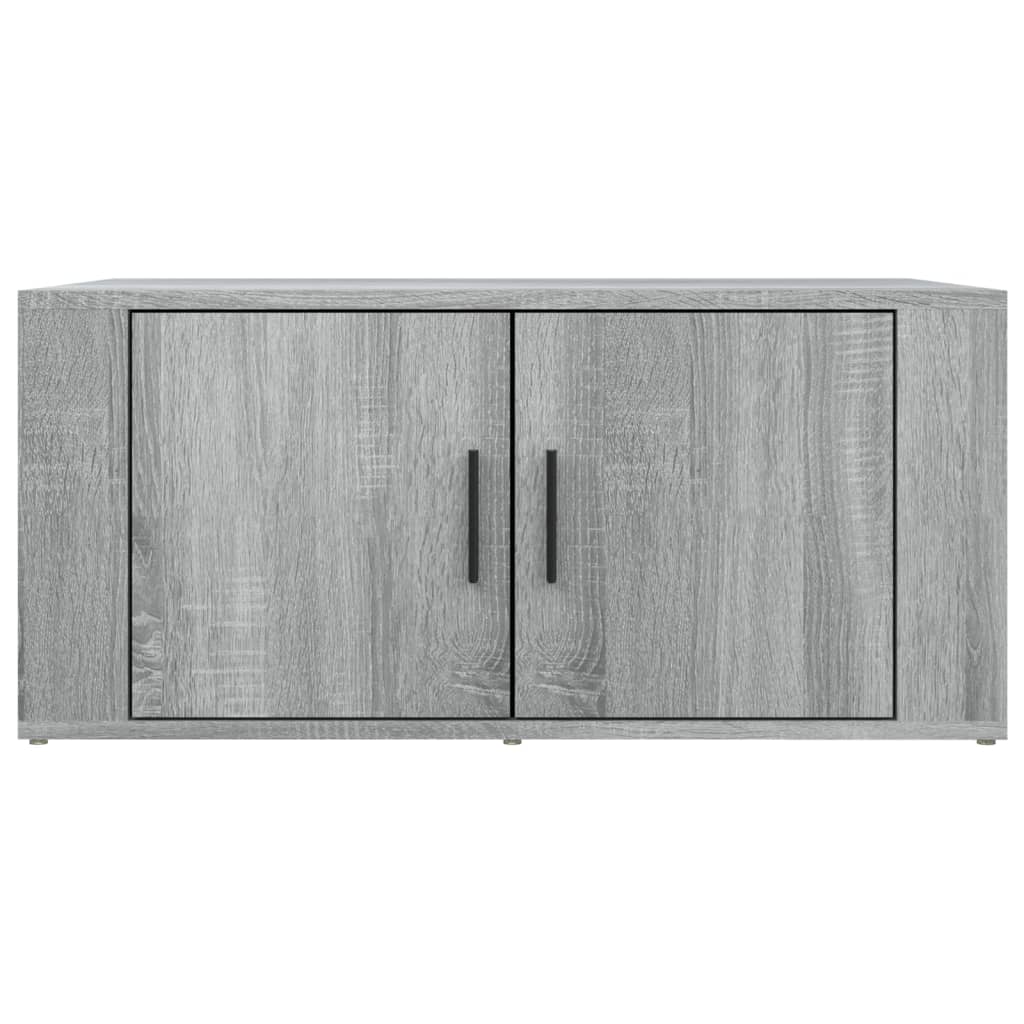 Τραπεζάκι Σαλονιού Γκρι Sonoma 80x50x36 εκ.Επεξεργασμένο Ξύλο - Pakobazaar