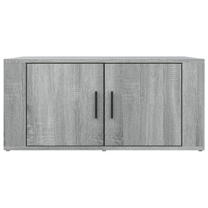 Τραπεζάκι Σαλονιού Γκρι Sonoma 80x50x36 εκ.Επεξεργασμένο Ξύλο - Pakobazaar