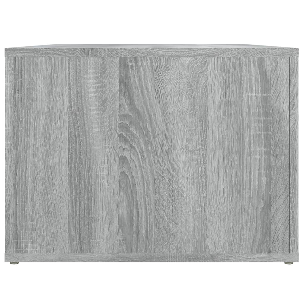 Τραπεζάκι Σαλονιού Γκρι Sonoma 80x50x36 εκ.Επεξεργασμένο Ξύλο - Pakobazaar