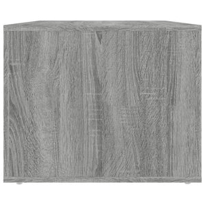 Τραπεζάκι Σαλονιού Γκρι Sonoma 80x50x40 εκ.Επεξεργασμένο Ξύλο - Pakobazaar