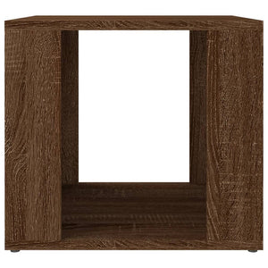 Κομοδίνο Καπνιστή Δρυς 41x40x36 εκ. από Επεξεργασμένο Ξύλο