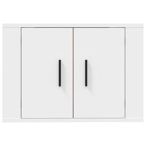 Έπιπλο Τηλεόρασης Επιτοίχιο Λευκό 57 x 34,5 x 40 εκ.