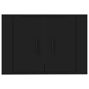 Έπιπλο Τηλεόρασης Επιτοίχιο Μαύρο 57x34,5x40 εκ.