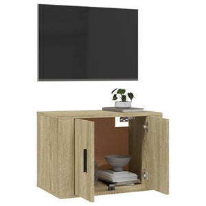 Έπιπλο Τηλεόρασης Επιτοίχιο Sonoma Δρυς 57x34,5x40 εκ.