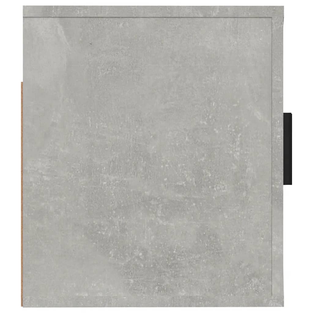 Έπιπλο Τηλεόρασης Επιτοίχιο Γκρι Σκυροδέματος 57x34,5x40 εκ.