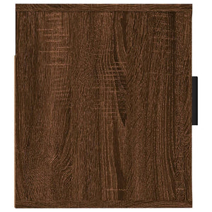 Έπιπλο Τηλεόρασης Επιτοίχιο Καφέ Δρυς 57x34,5x40 εκ.