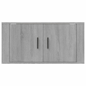 Έπιπλα Τηλεόρασης Επιτοίχια Sonoma Δρυς 80x34,5x40 εκ - Pakobazaar