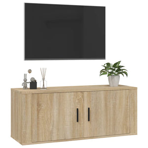 Έπιπλο Τηλεόρασης Επιτοίχιο Sonoma Δρυς 100 x 34,5 x40  εκ.