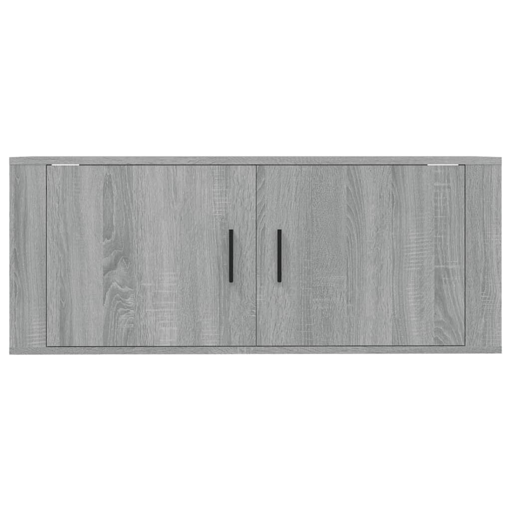 Έπιπλα Τηλεόρασης Επιτοίχια Sonoma Δρυς 100x34,5x40 εκ