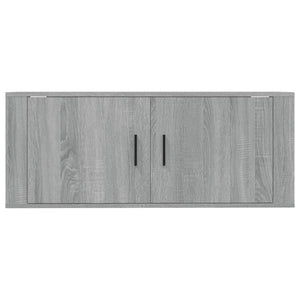 Έπιπλα Τηλεόρασης Επιτοίχια Sonoma Δρυς 100x34,5x40 εκ