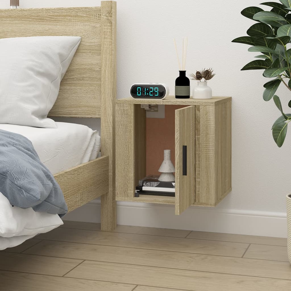 Έπιπλο Τηλεόρασης Επιτοίχιο Sonoma Δρυς 40x34,5x40 εκ. - Pakobazaar