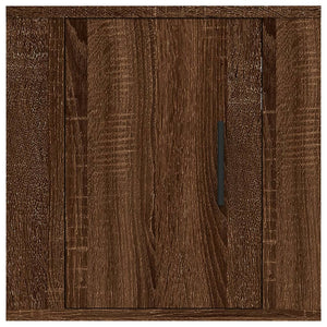 Έπιπλο Τηλεόρασης Επιτοίχιο Καφέ Δρυς 40x34,5x40 εκ.