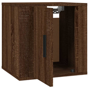 Έπιπλο Τηλεόρασης Επιτοίχιο Καφέ Δρυς 40x34,5x40 εκ.