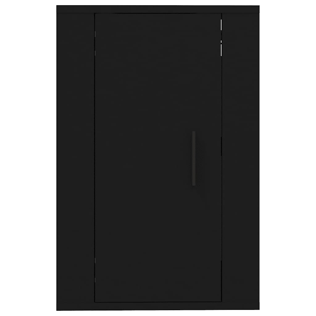 Έπιπλο Τηλεόρασης Επιτοίχιο Μαύρο 40x34,5x60 εκ. - Pakobazaar