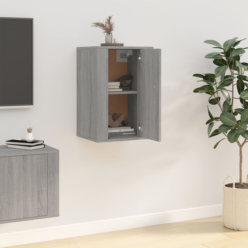 Έπιπλα Τηλεόρασης Επιτοίχια Sonoma Δρυς 40x34,5x60 εκ