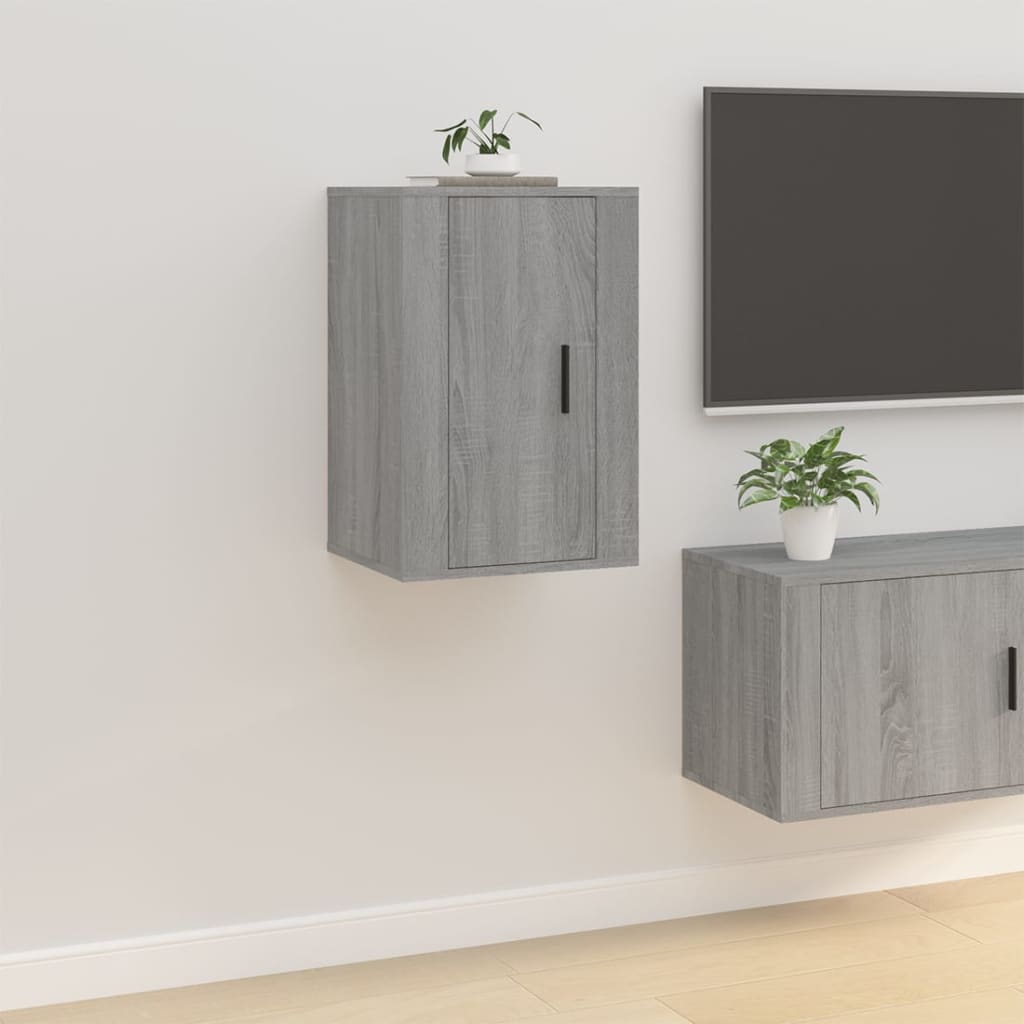 Έπιπλα Τηλεόρασης Επιτοίχια Sonoma Δρυς 40x34,5x60 εκ