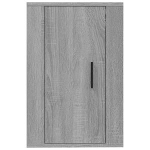 Έπιπλα Τηλεόρασης Επιτοίχια 2 τεμ. Γκρι Sonoma 40x34,5x60 εκ.
