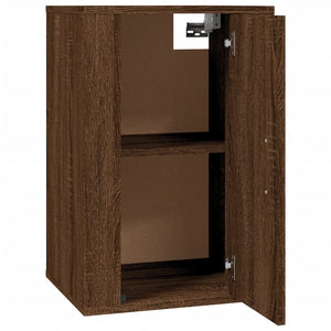 Έπιπλο Τηλεόρασης Επιτοίχιο Καφέ Δρυς 40x34,5x60 εκ.