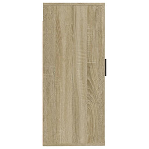 Έπιπλο Τηλεόρασης Επιτοίχιο Sonoma Δρυς 40x34,5x80 εκ.