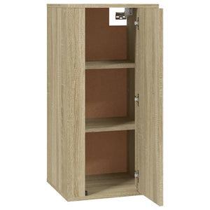 Έπιπλο Τηλεόρασης Επιτοίχιο Sonoma Δρυς 40x34,5x80 εκ.
