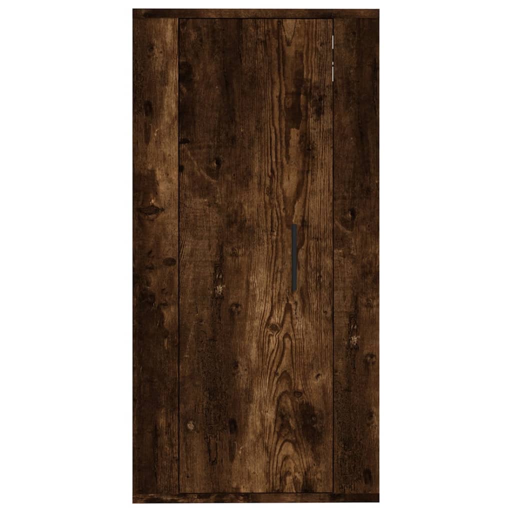 Έπιπλο Τηλεόρασης Επιτοίχιο Καπνιστή Δρυς 40x34,5x80 εκ.