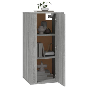 Έπιπλα Τηλεόρασης Επιτοίχια Sonoma Δρυς 40x34,5x80 εκ - Pakobazaar