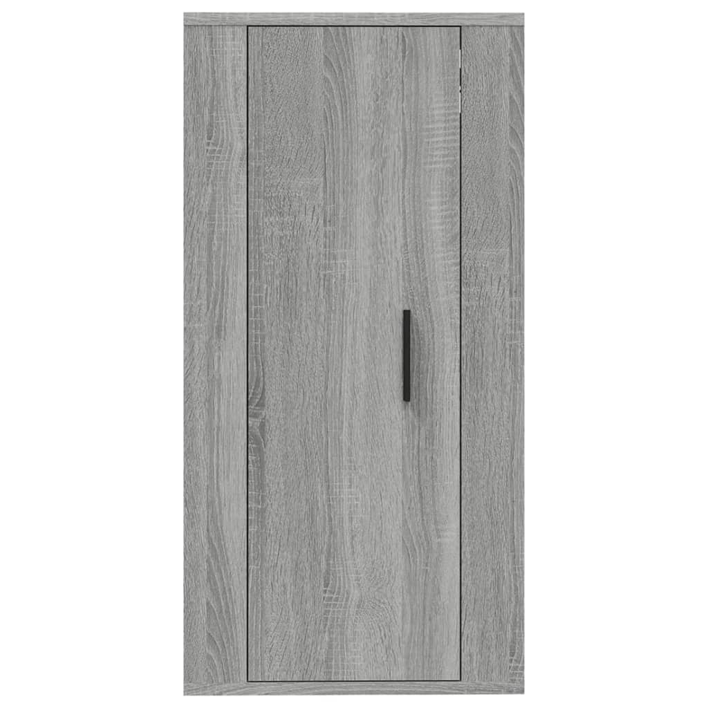 Έπιπλα Τηλεόρασης Επιτοίχια Sonoma Δρυς 40x34,5x80 εκ - Pakobazaar
