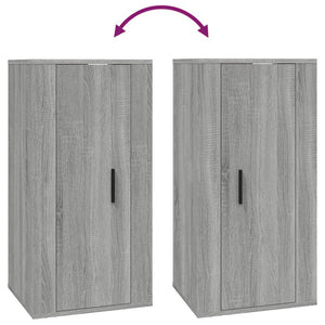 Έπιπλα Τηλεόρασης Επιτοίχια Sonoma Δρυς 40x34,5x80 εκ - Pakobazaar