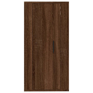 Έπιπλο Τηλεόρασης Επιτοίχιο Καφέ Δρυς 40x34,5x80 εκ.