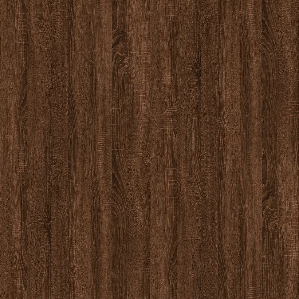 Έπιπλο Τηλεόρασης Επιτοίχιο Καφέ Δρυς 40x34,5x80 εκ.