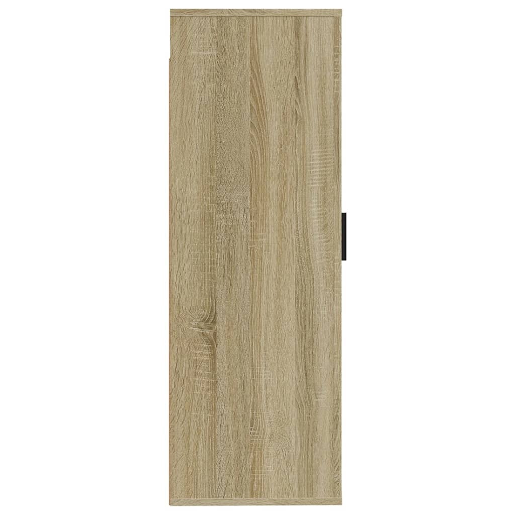 Έπιπλο Τηλεόρασης Επιτοίχιο Sonoma Δρυς 40x34,5x100 εκ.