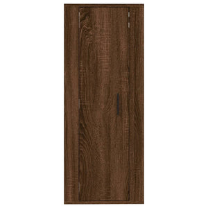 Έπιπλο Τηλεόρασης Επιτοίχιο Καφέ Δρυς 40x34,5x100 εκ.