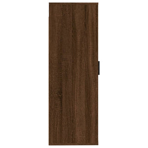 Έπιπλο Τηλεόρασης Επιτοίχιο Καφέ Δρυς 40x34,5x100 εκ.