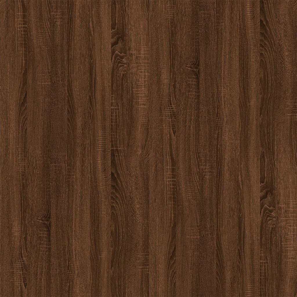 Έπιπλο Τηλεόρασης Επιτοίχιο Καφέ Δρυς 40x34,5x100 εκ.