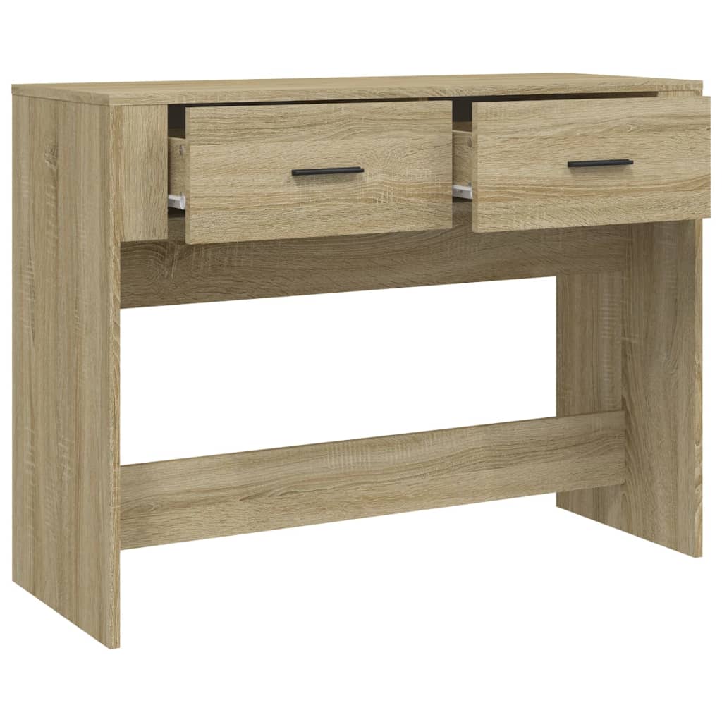 Τραπέζι Κονσόλα Sonoma Δρυς 100x39x75 εκ. Επεξεργασμένο Ξύλο