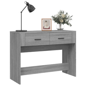 Τραπέζι Κονσόλα Γκρι Sonoma 100x39x75 εκ. Επεξεργασμένο Ξύλο
