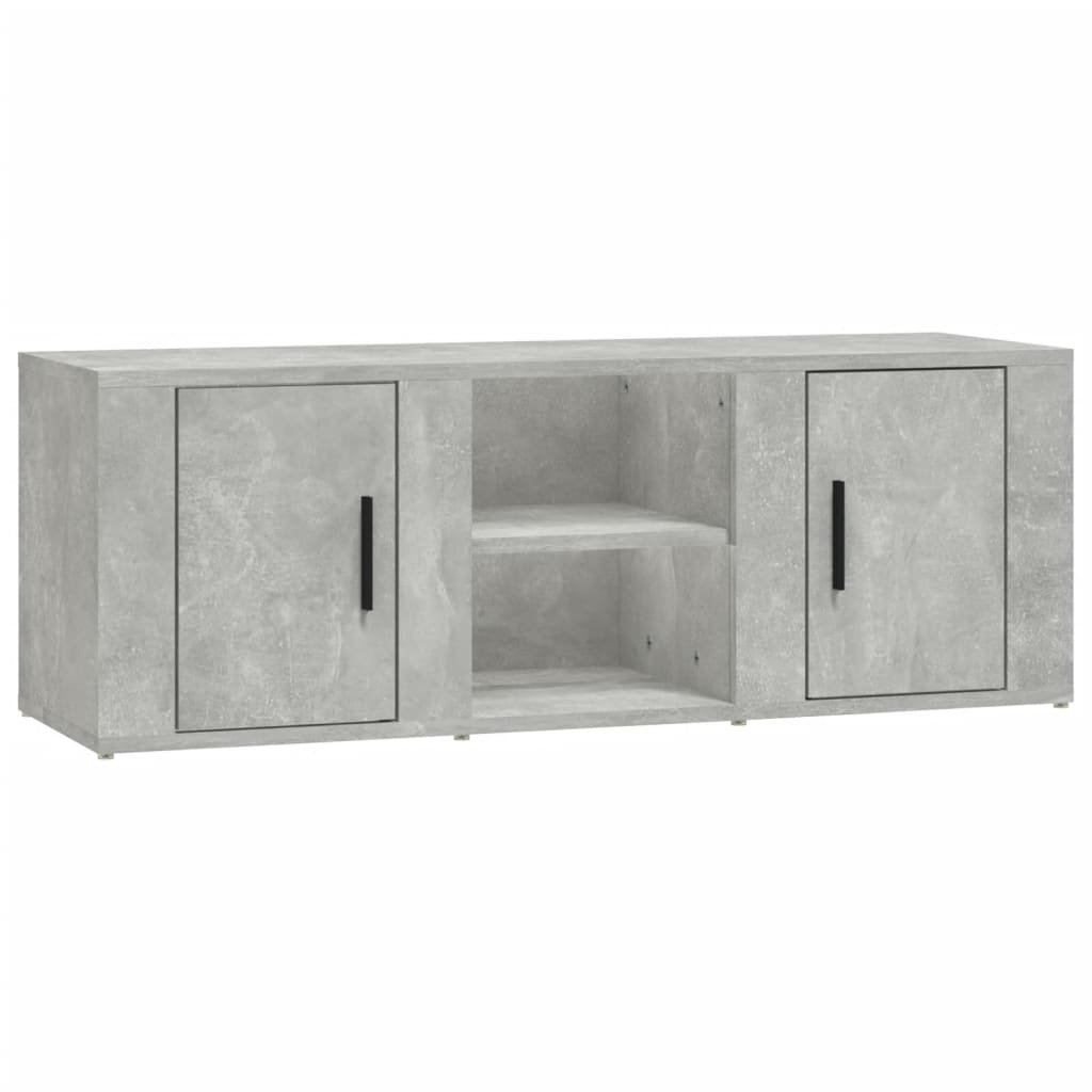 Έπιπλο Τηλεόρασης Γκρι Σκυρ. 100x31,5x35 εκ. Επεξ. Ξύλο - Pakobazaar