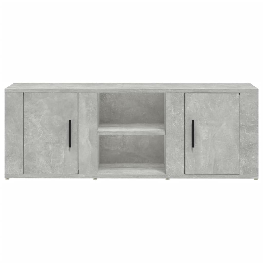 Έπιπλο Τηλεόρασης Γκρι Σκυρ. 100x31,5x35 εκ. Επεξ. Ξύλο - Pakobazaar